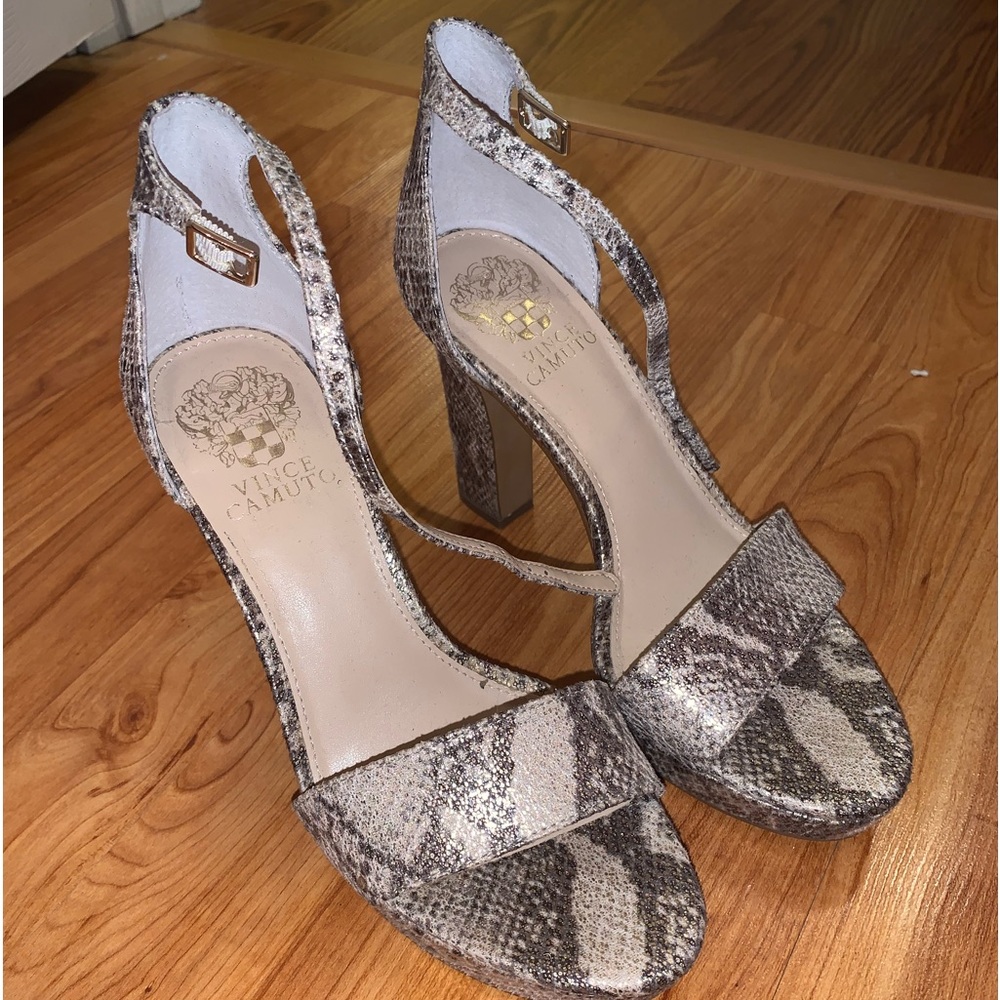 Vince Camuto Snakeskin Heels
